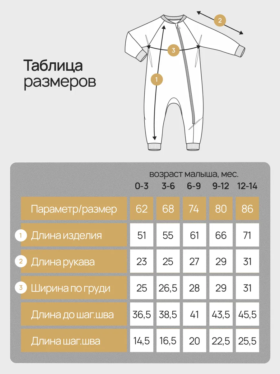 Комбинезон Супер Пупс мод14/пшеница - фото 6