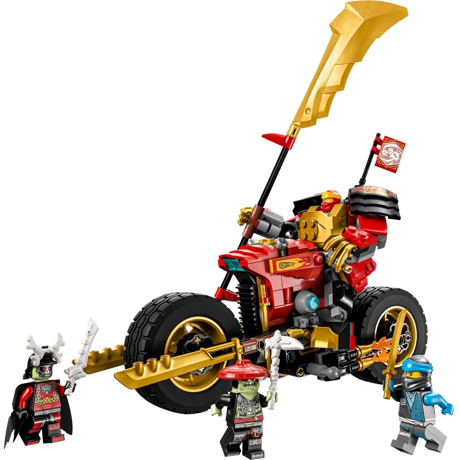 Конструктор LEGO NINJAGO Kais Mech Rider 312 дет. - фото 2