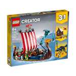 Конструктор LEGO Creator Viking Ship and the Midgard 1192 дет.