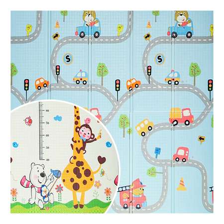 Коврик детский Emilly Toys игровой складной развивающий HT11