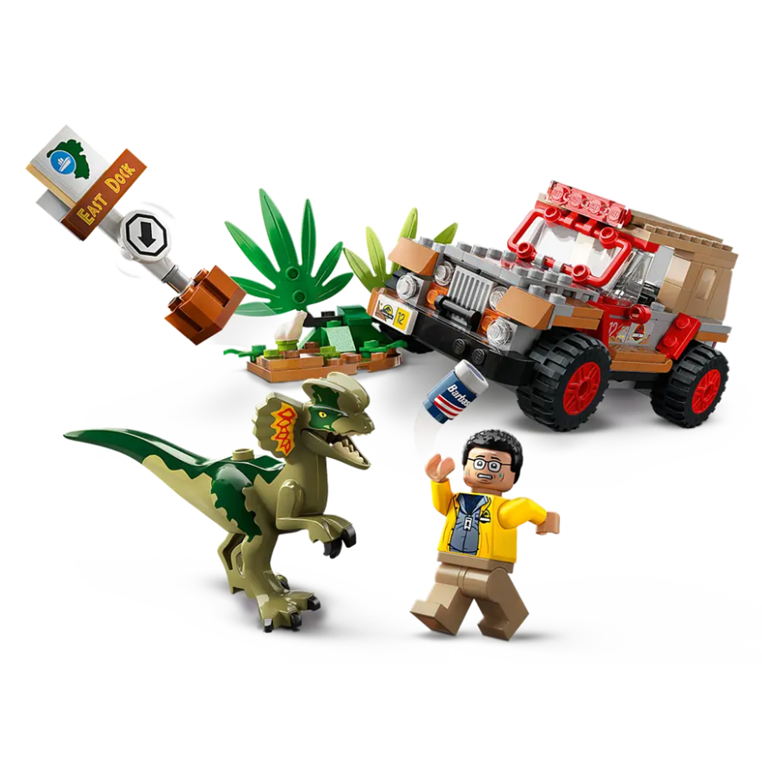 Конструктор LEGO Jurassic World Засада Дилофозавра - фото 7