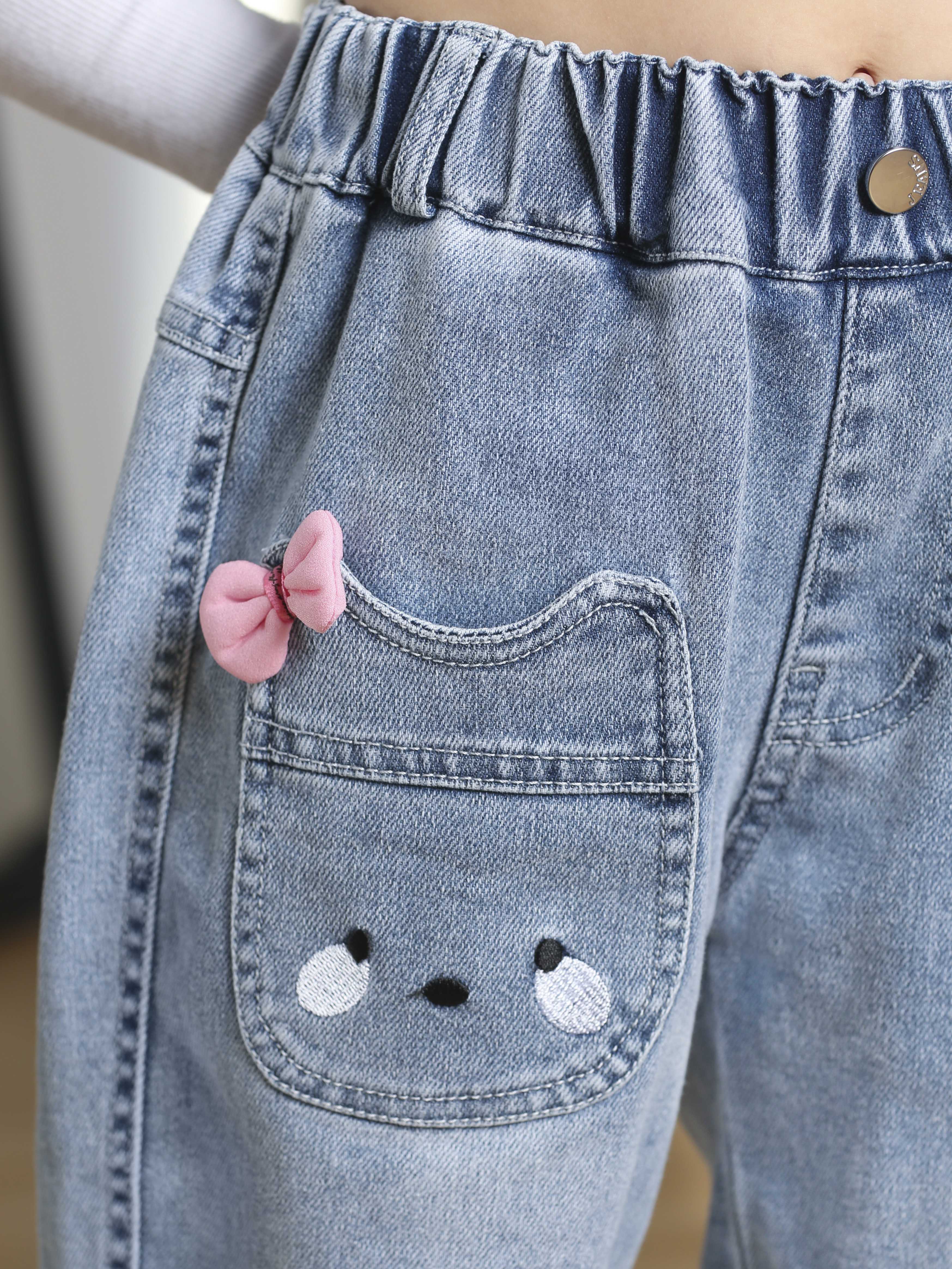 Джинсы-бананы СИНИЙ МИР RB1003A-IL - фото 9