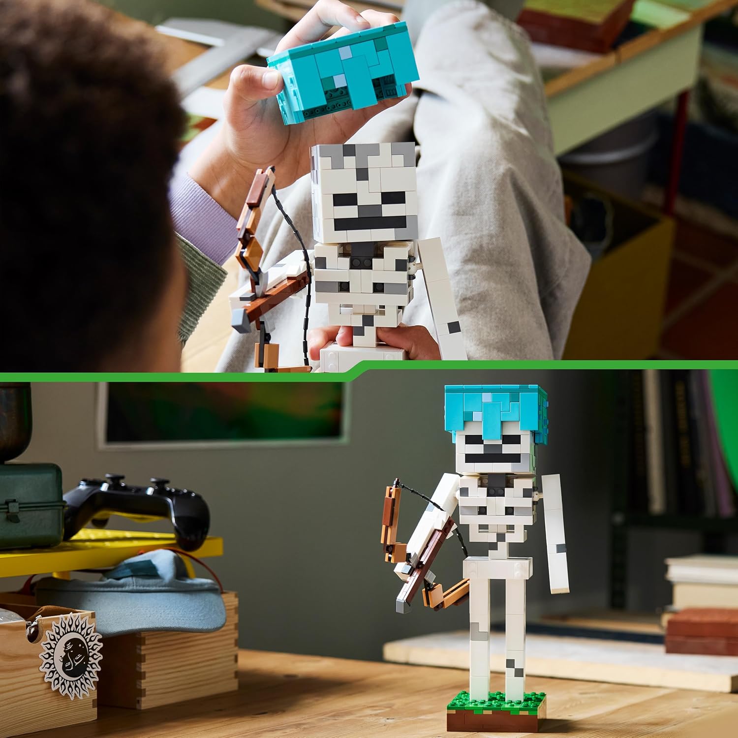 Конструктор LEGO Minecraft Скелет 502 дет. - фото 7