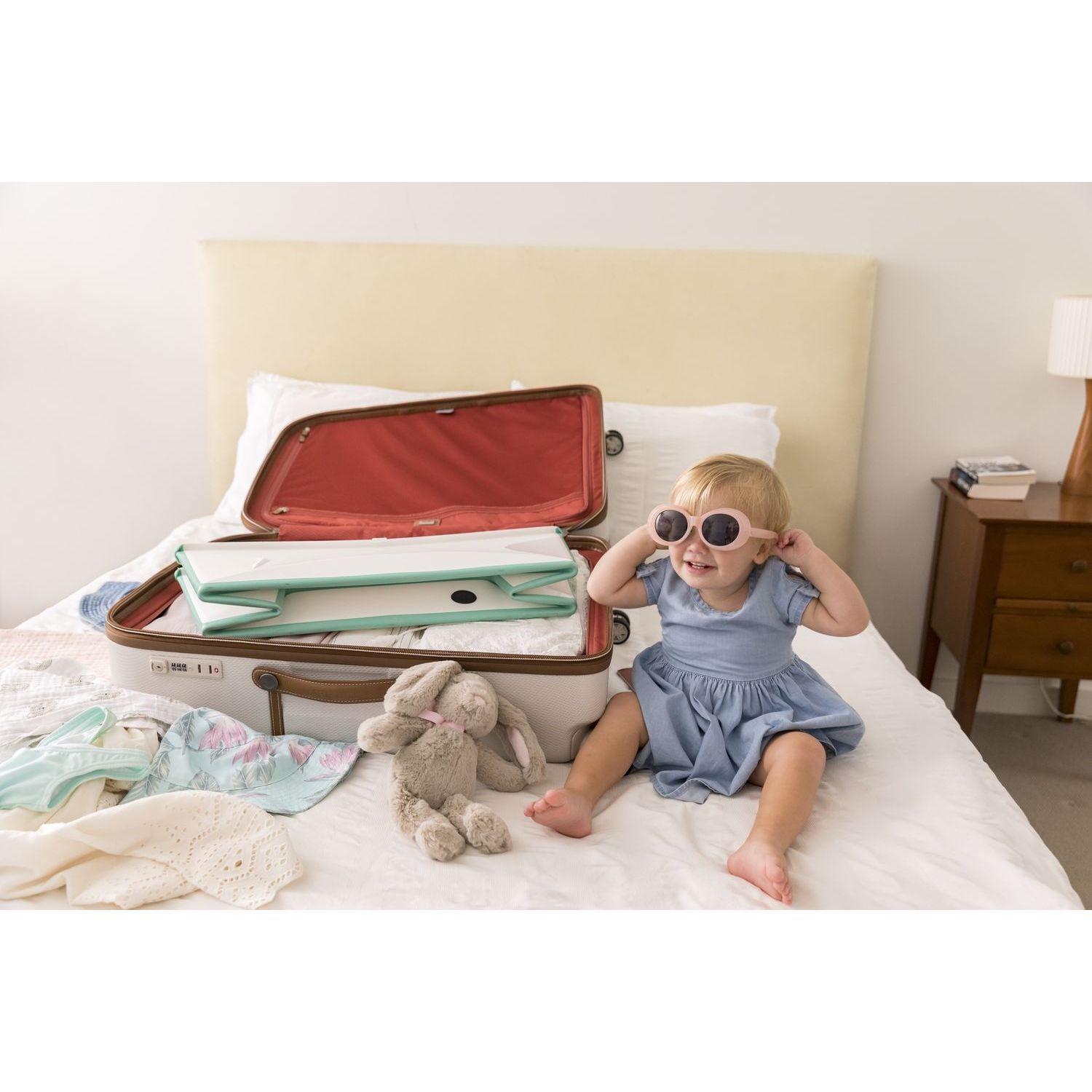 Ванночка Stokke Flexi Bath складная с горкой Бирюза - фото 12