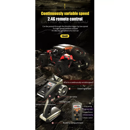 Автомобиль РУ RUSH CONTROL 1:16