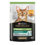 Корм влажный для кошек PRO PLAN MAINTENANCE 85г с курицей в соусе для стерилизованных