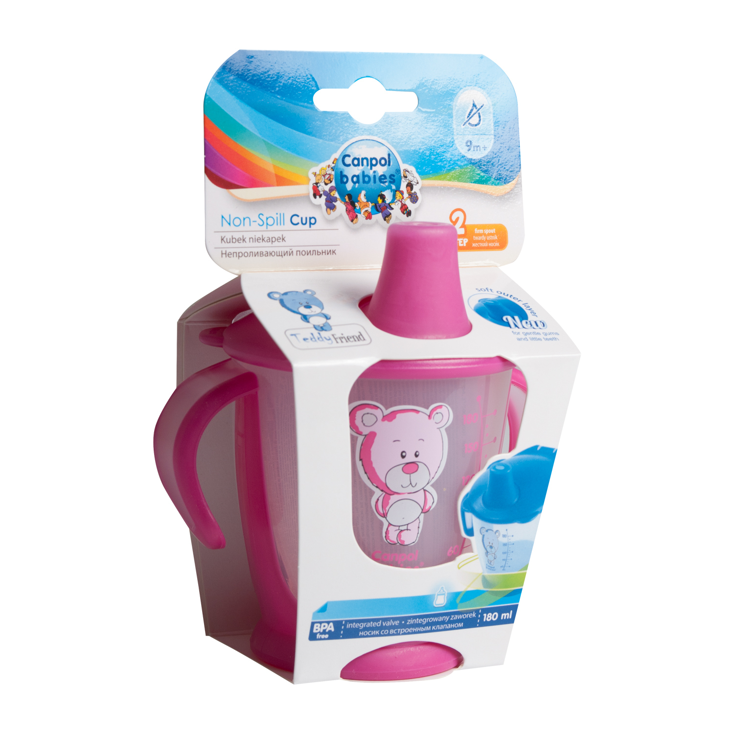 Поильник Canpol Babies 180 мл в ассортименте - фото 8
