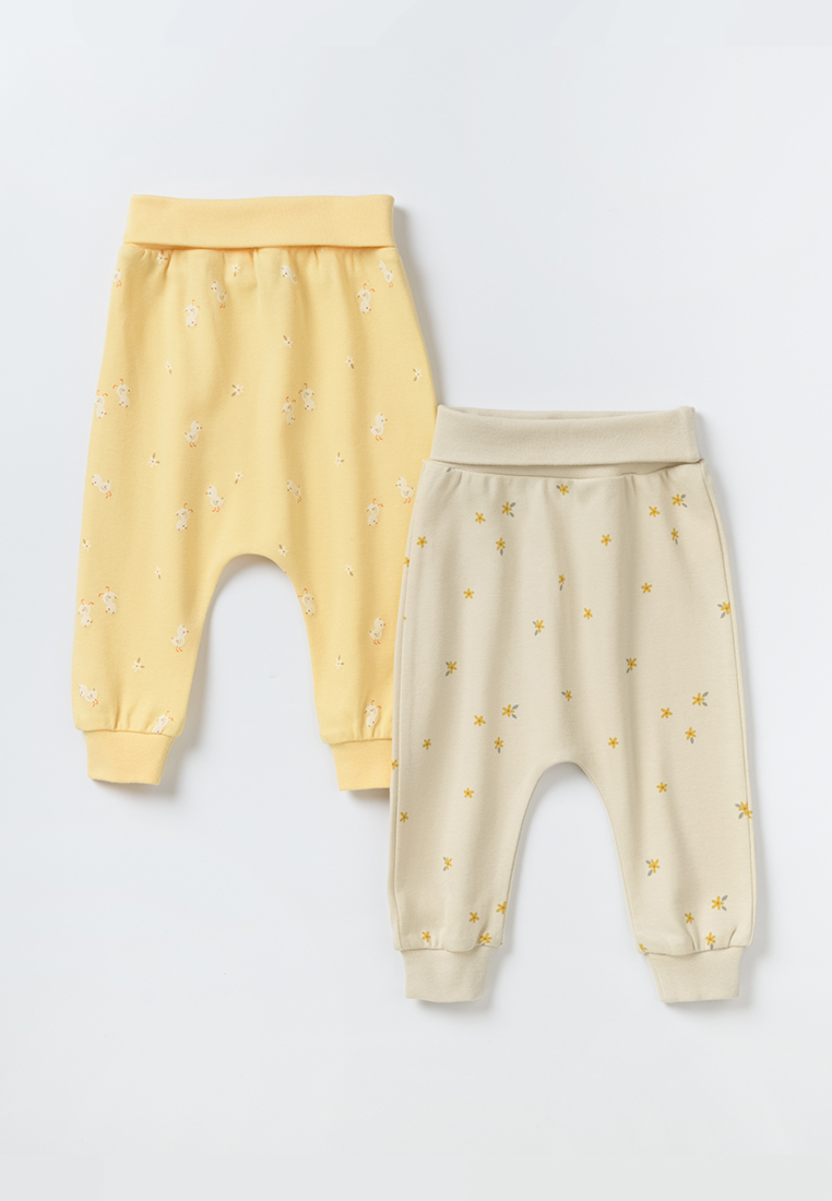 Штанишки 2 шт artie S25B14BR2-1506D/Желтый-бежевый - фото 1
