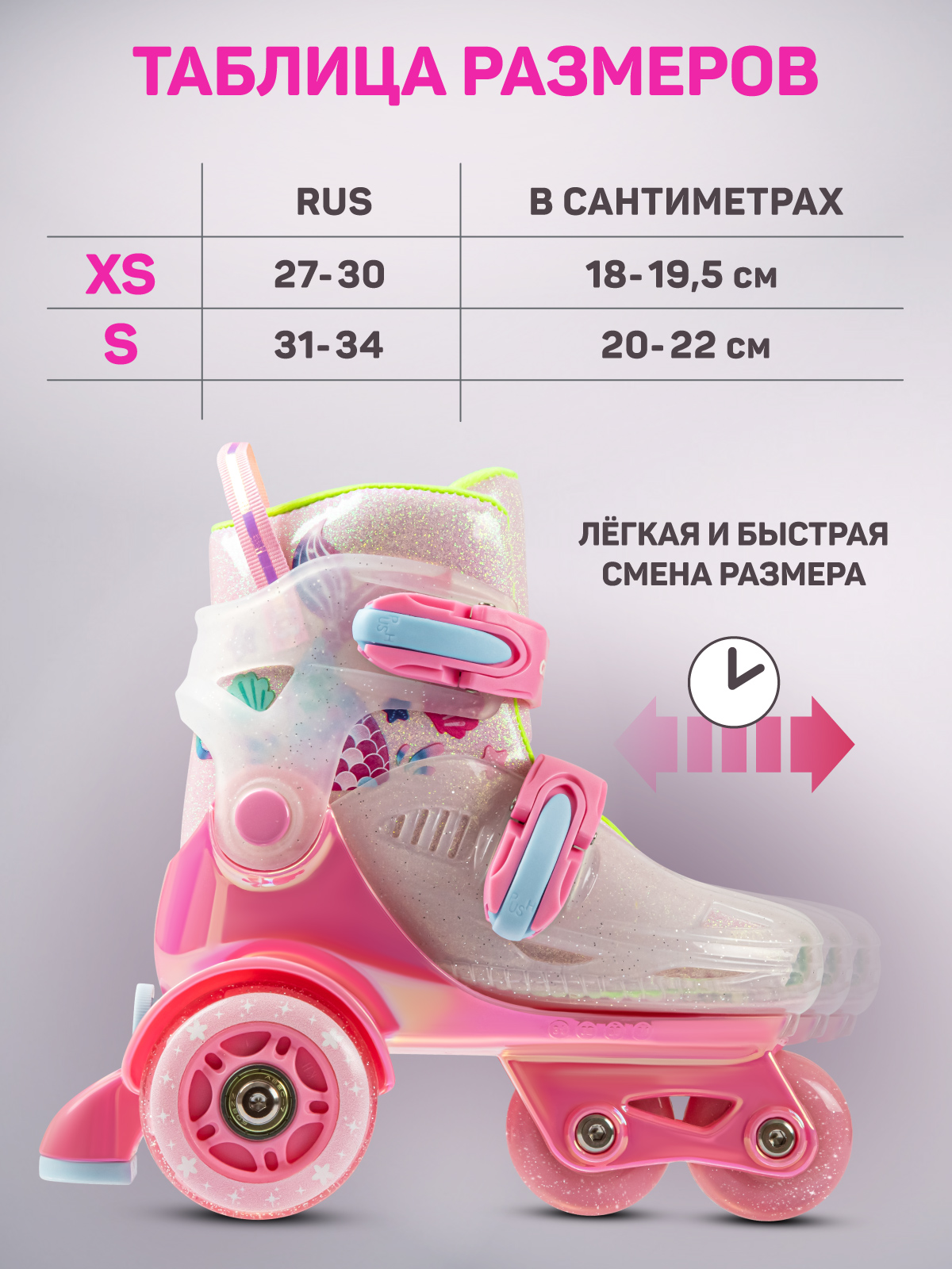 Роликовые коньки CITYRIDE XS 27-30 - фото 2