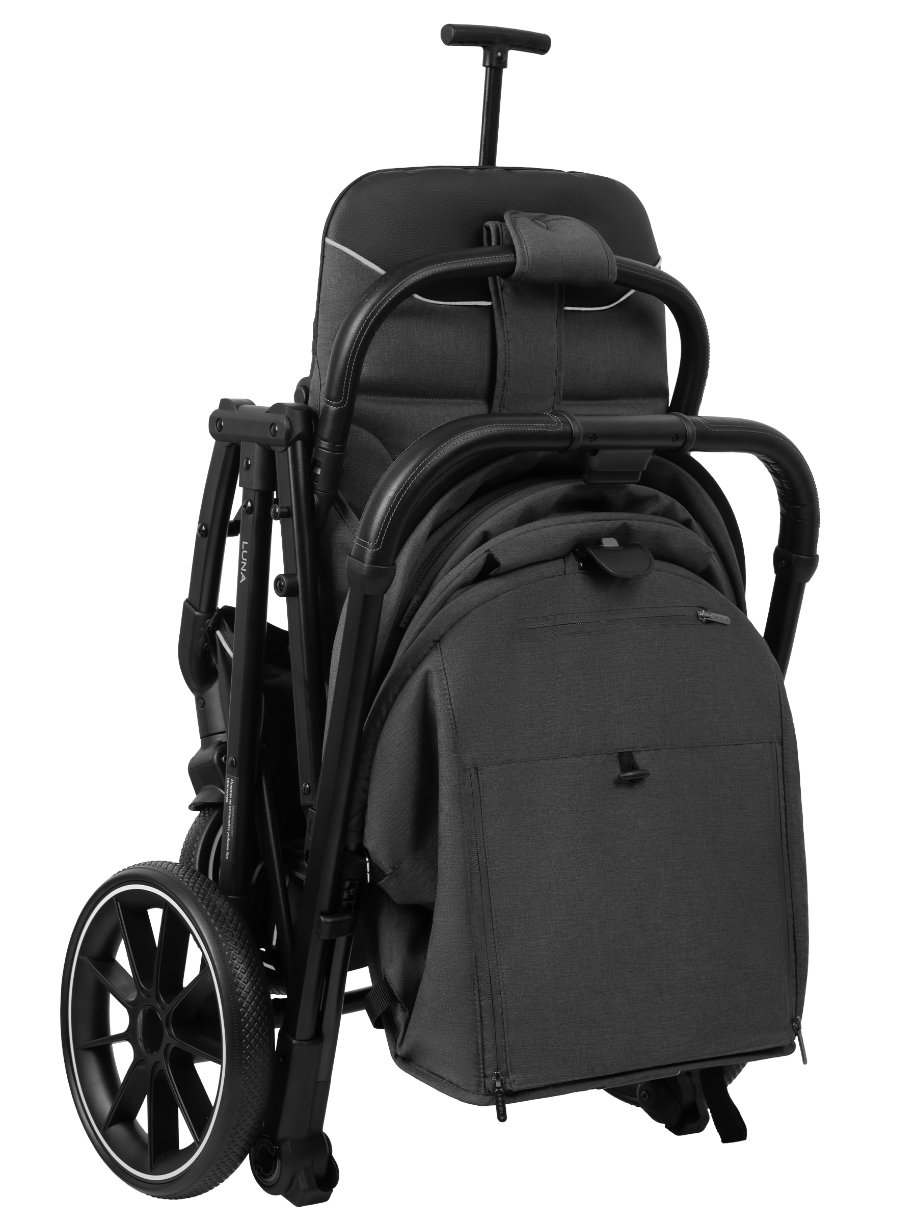 Коляска прогулочная JOVOLA LUNA серый - фото 21