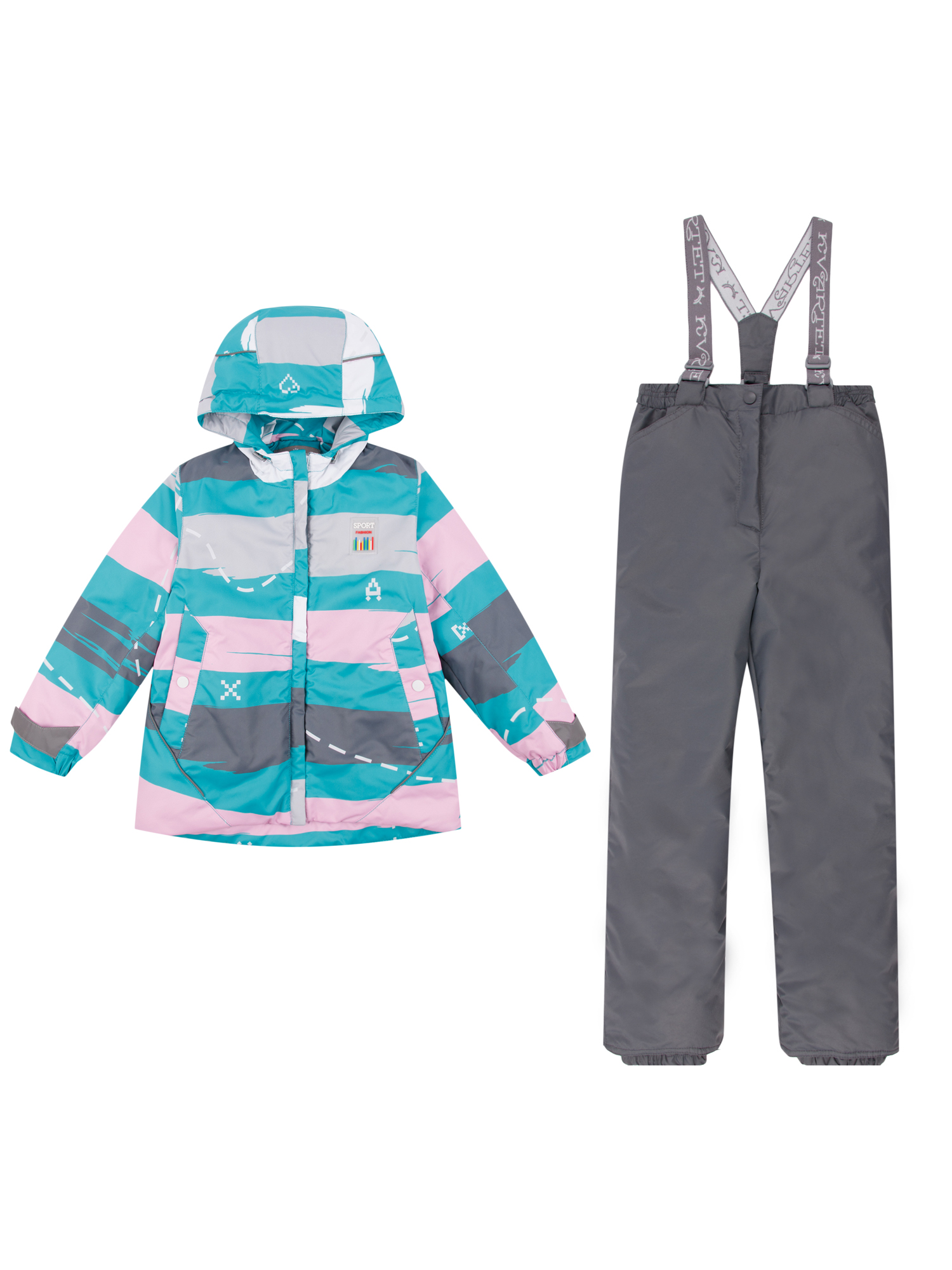 Куртка и полукомбинезон Kvartet 651 изумруд - фото 9