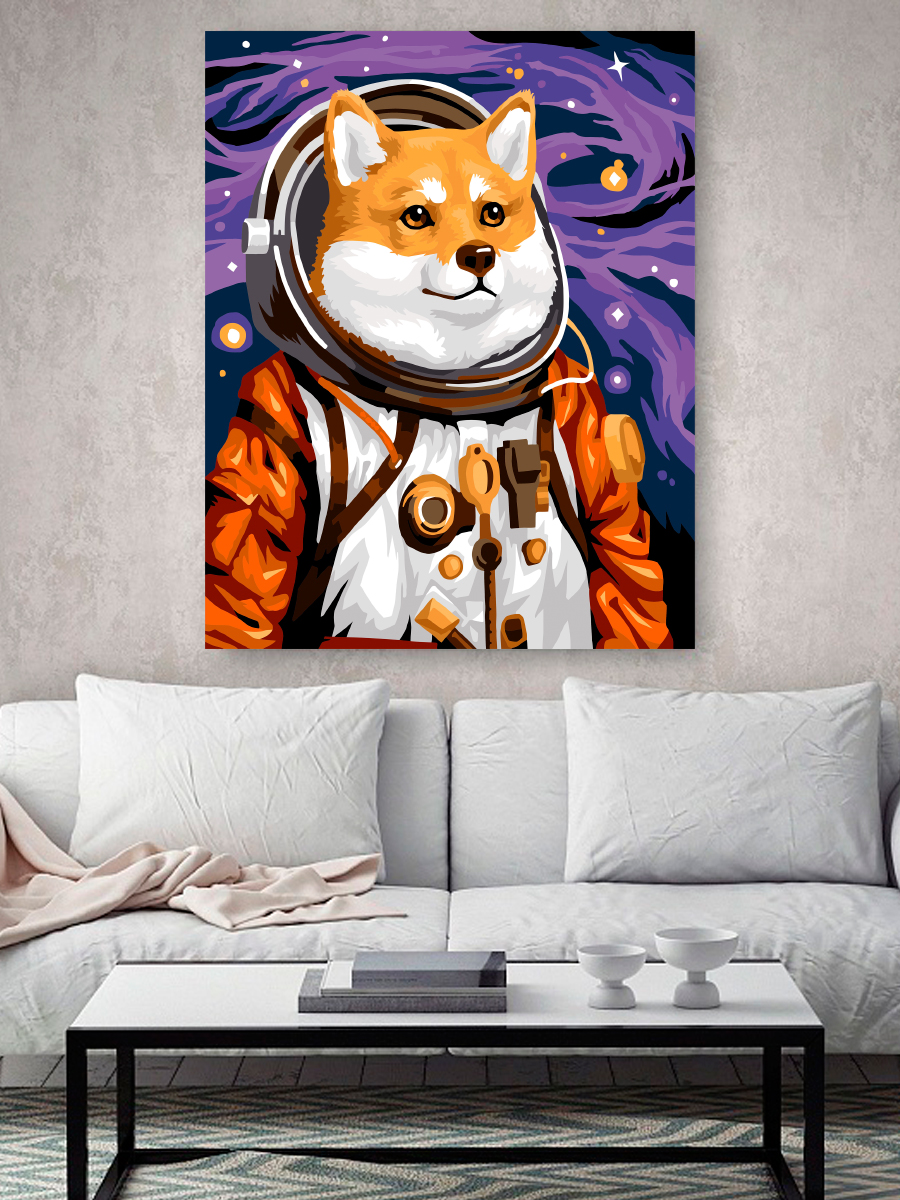 Картина по номерам Hobby Paint Космонавт в ассортименте - фото 3
