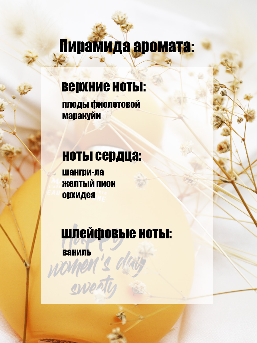 Парфюмерная вода Martin Lion фруктово-цветочный сладкий - фото 3