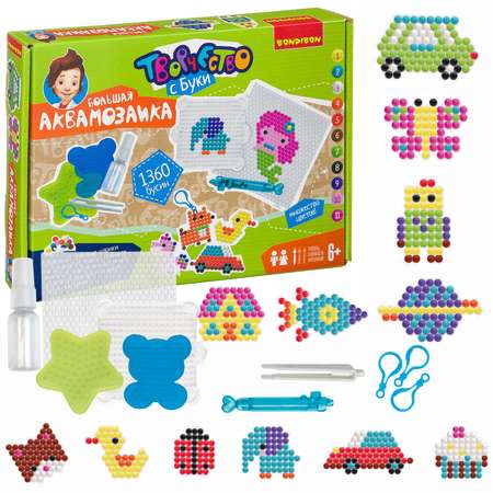 Аквамозаика Bondibon набор 16 фигурок 11 цветов