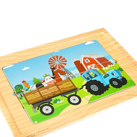 Игрушка Буратино Синий трактор Вкладыши 349135