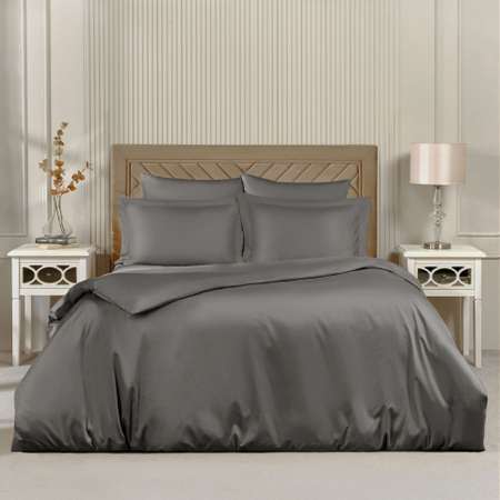 Постельное белье Arya Home Collection семейное с 2 пододеяльниками Arya Vip сатин