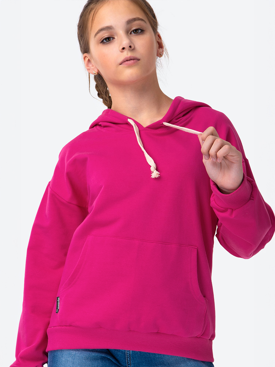 Худи HappyFox HF00158фуксия - фото 9