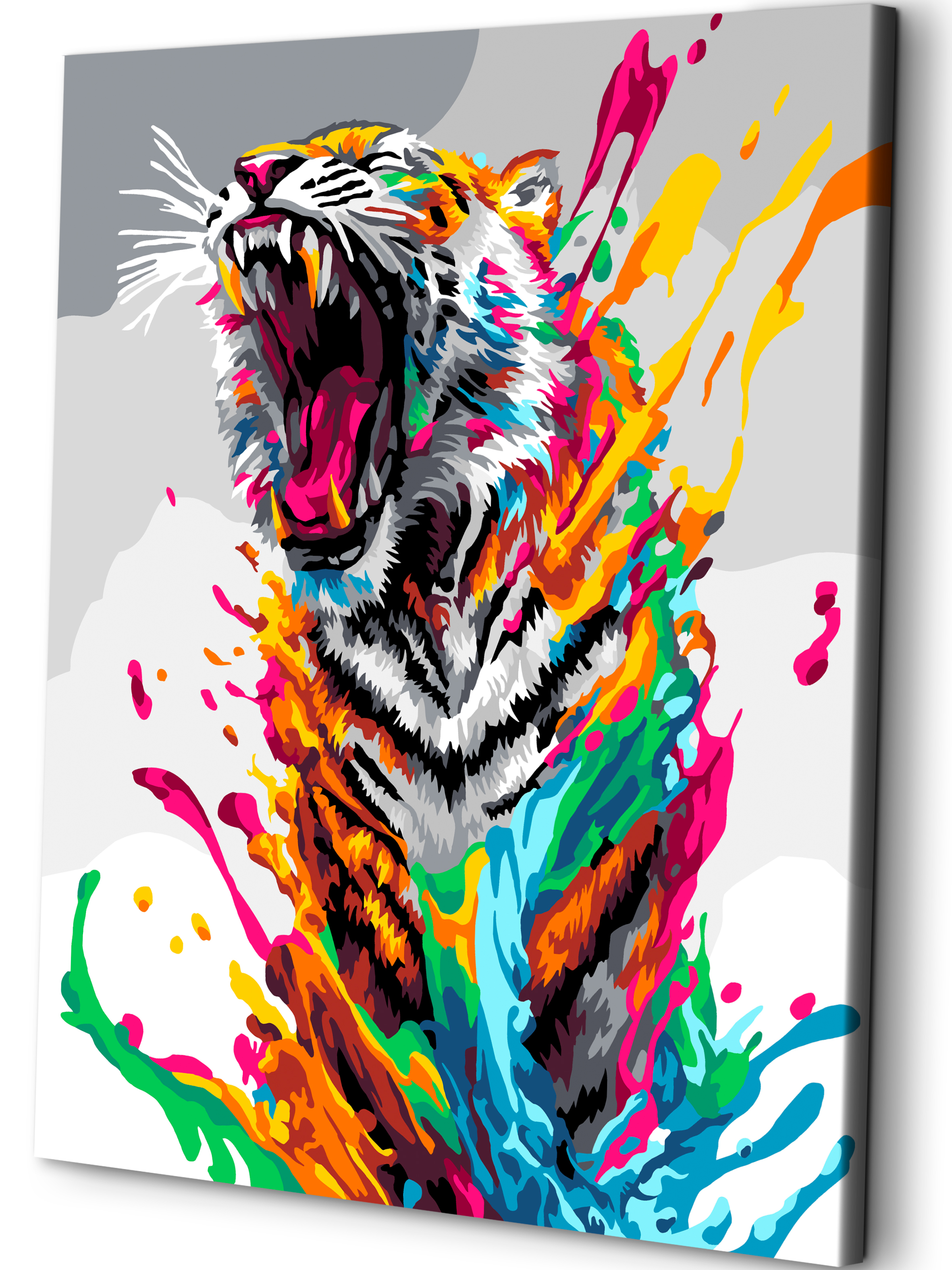 Картина по номерам Art sensation Свирепый тигр в ассортименте - фото 1