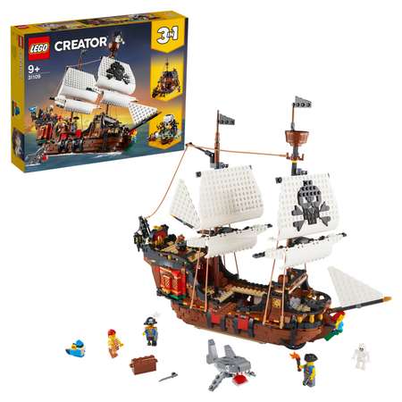 Конструктор LEGO Creator Пиратский корабль блочный
