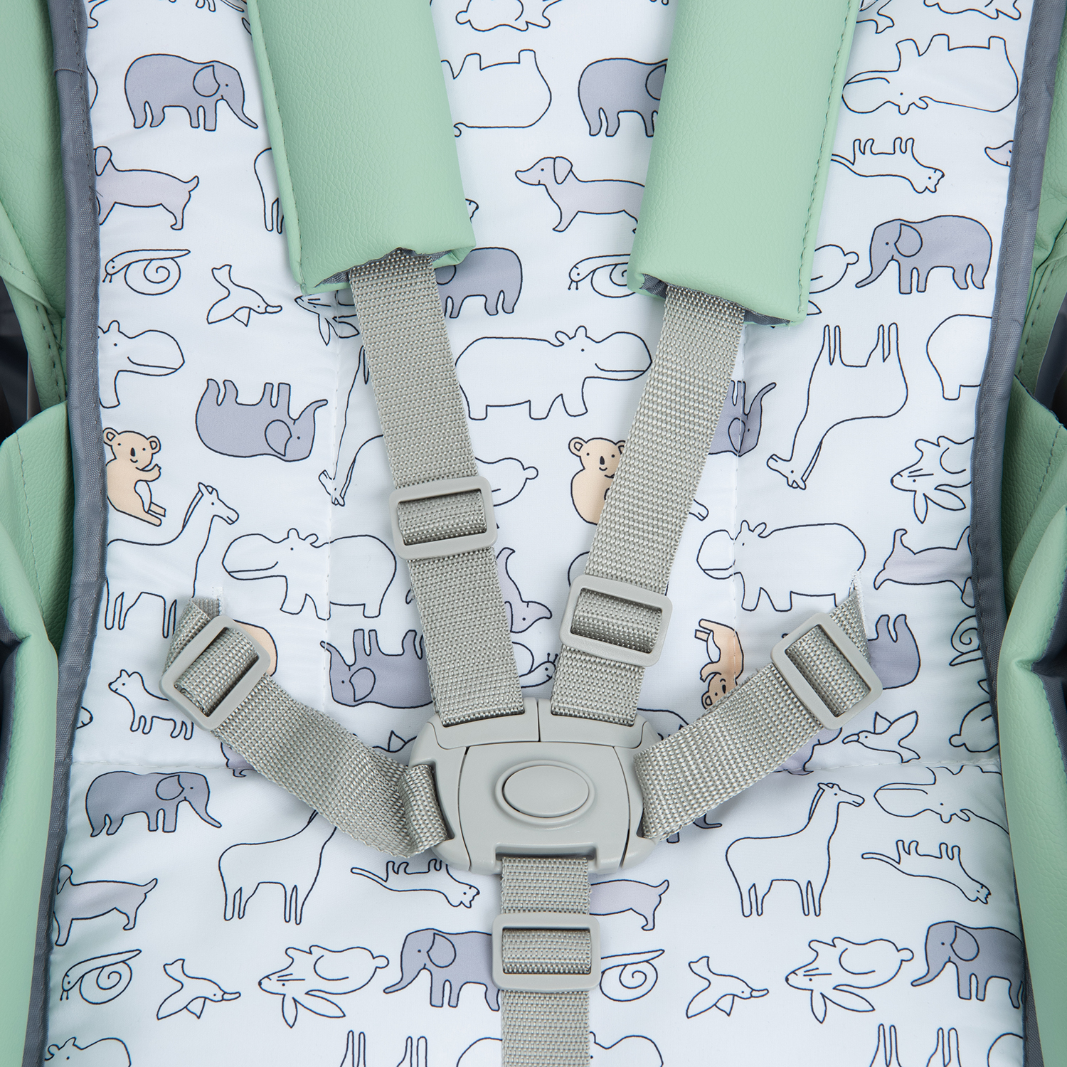 Стульчик для кормления BabyGo Sweet Meals Mint зеленый - фото 18