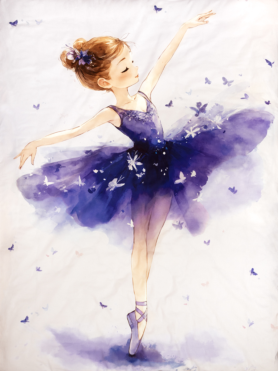 Комплект постельного белья BRAVO kids dreams Балерина поплин полутораспальный 3 предм. - фото 9