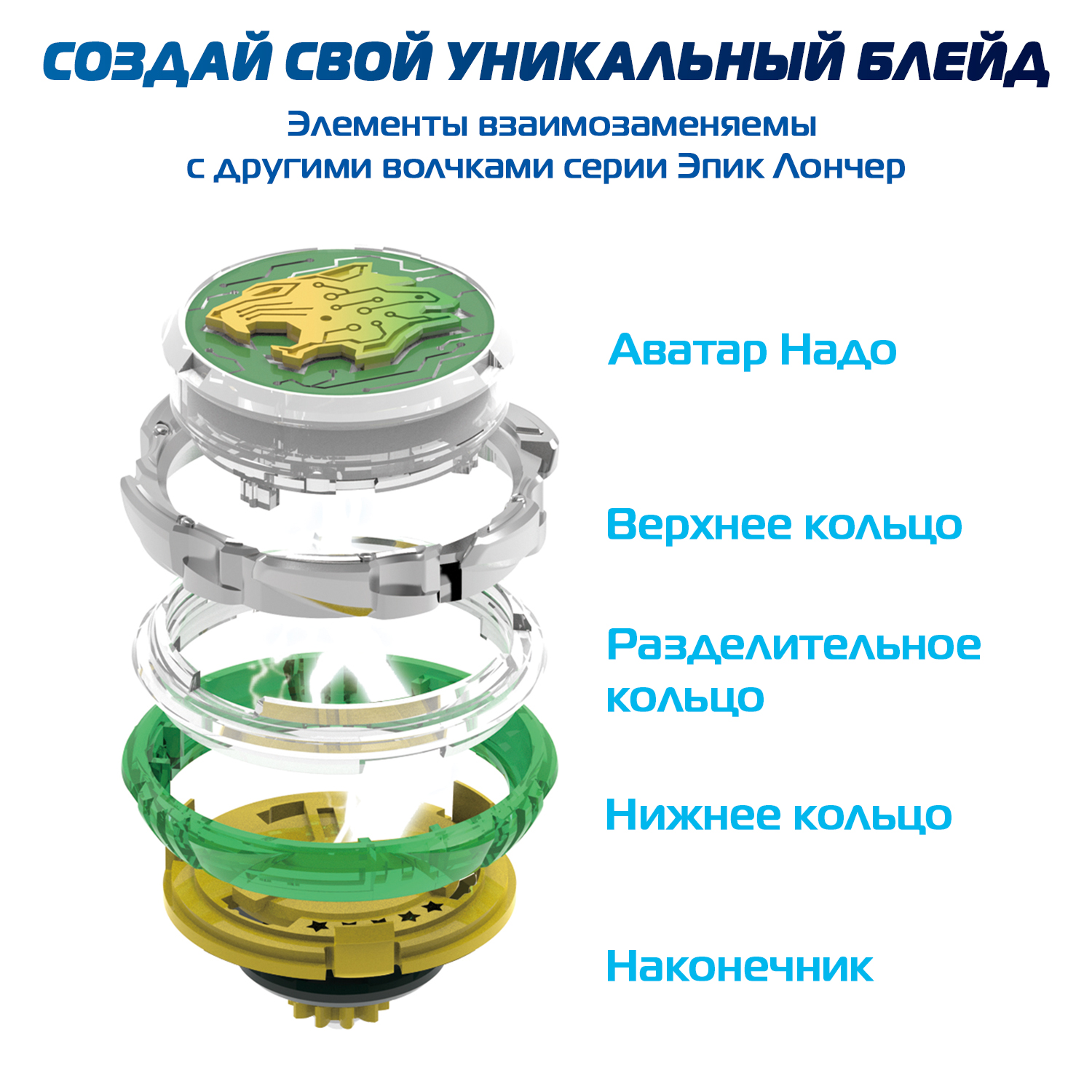 Игровой набор Infinity Nado Волчок Стандарт Light Leopard - фото 6