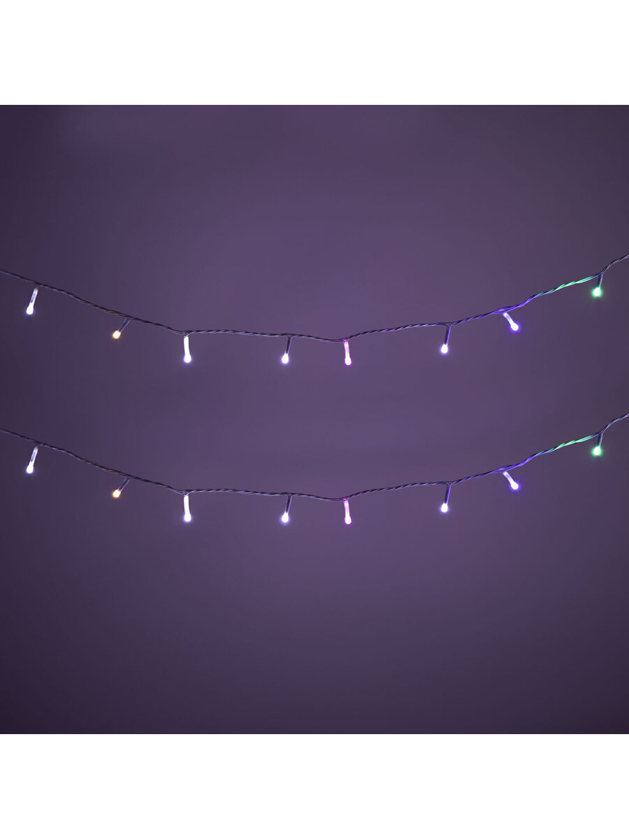 Гирлянда нить новогодняя Золотая сказка интерьерная для дома и на елку 10 м светодиодная - фото 21