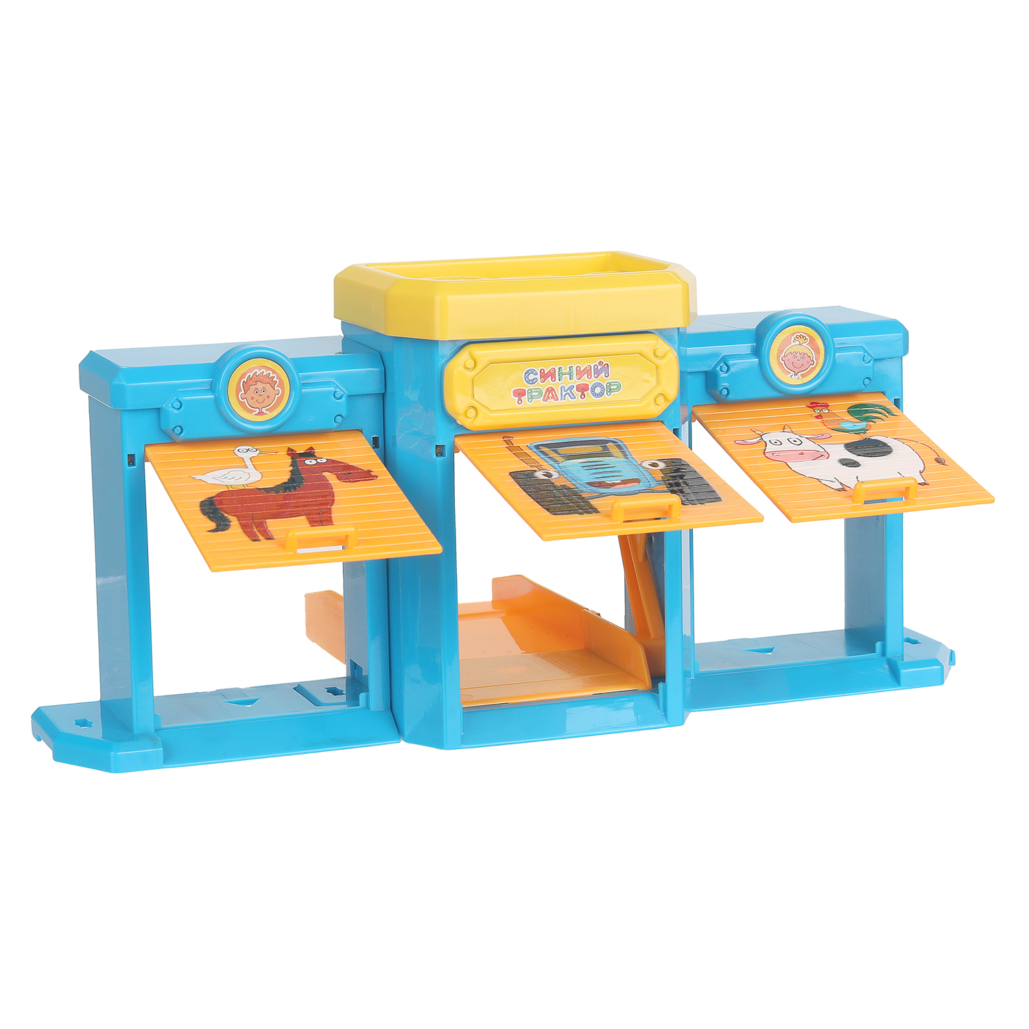 Гараж Технопарк Гараж Синий трактор 403552 - фото 7