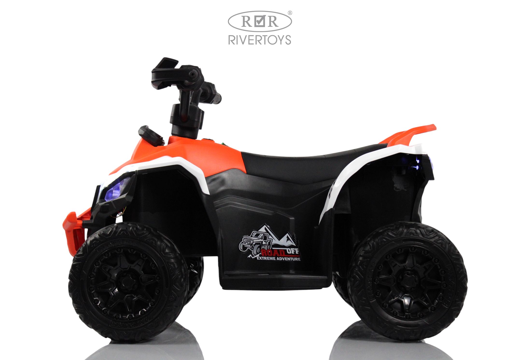 Электромобиль RIVERTOYS М202БХ-ORANGE С пультом ДУ - фото 3
