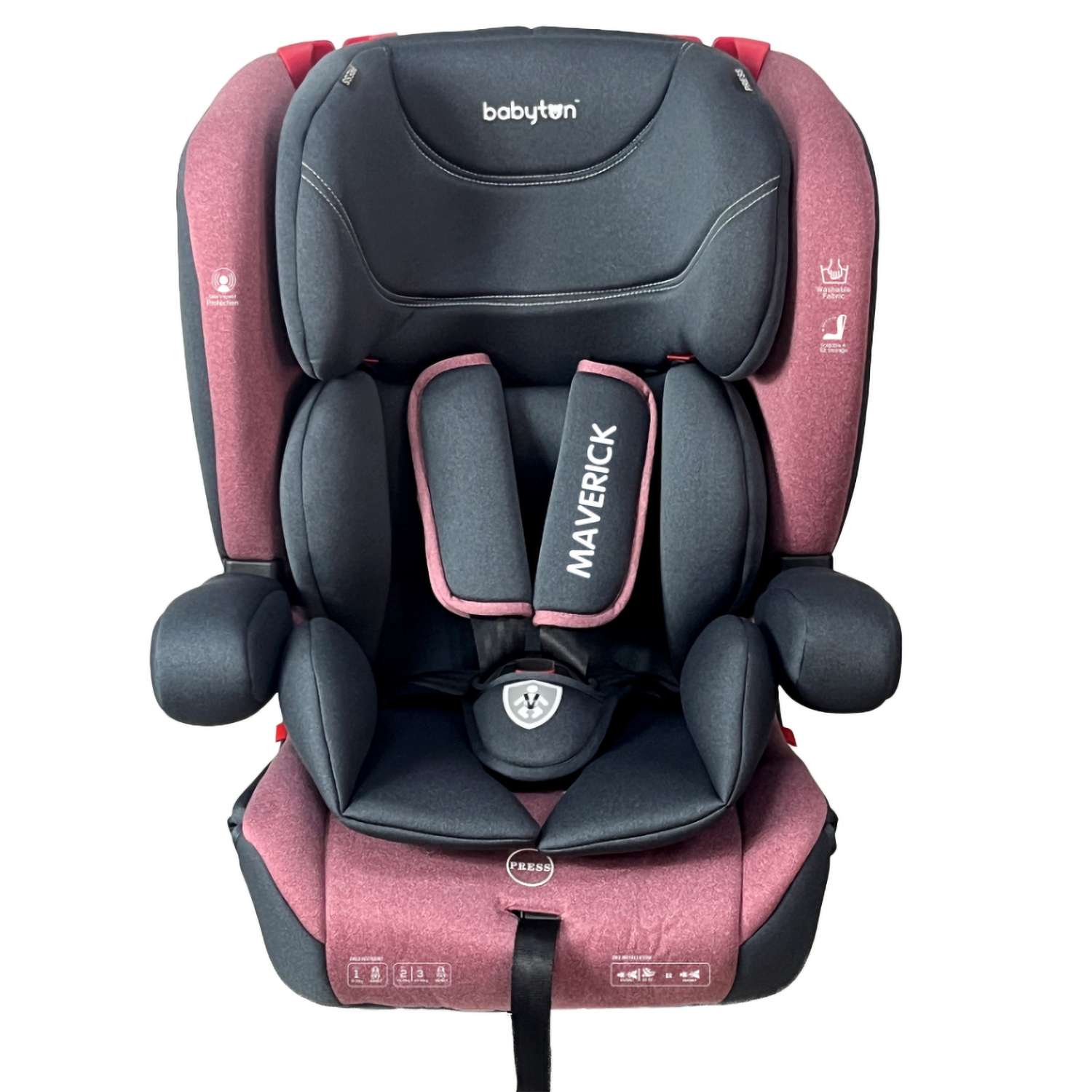 Автокресло Babyton Maverick Red Isofix 1/2/3 (9-36 кг) - фото 21