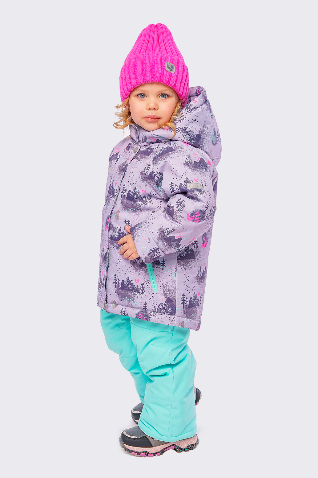 Костюм UKI KIDS 2w25-022сер - фото 1