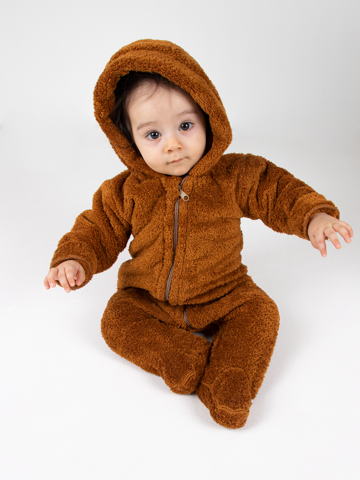 Комбинезон Осьминожка 620-155/коричневый - фото 4