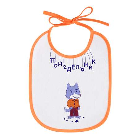 Нагрудник Курносики текстиль 7 шт.