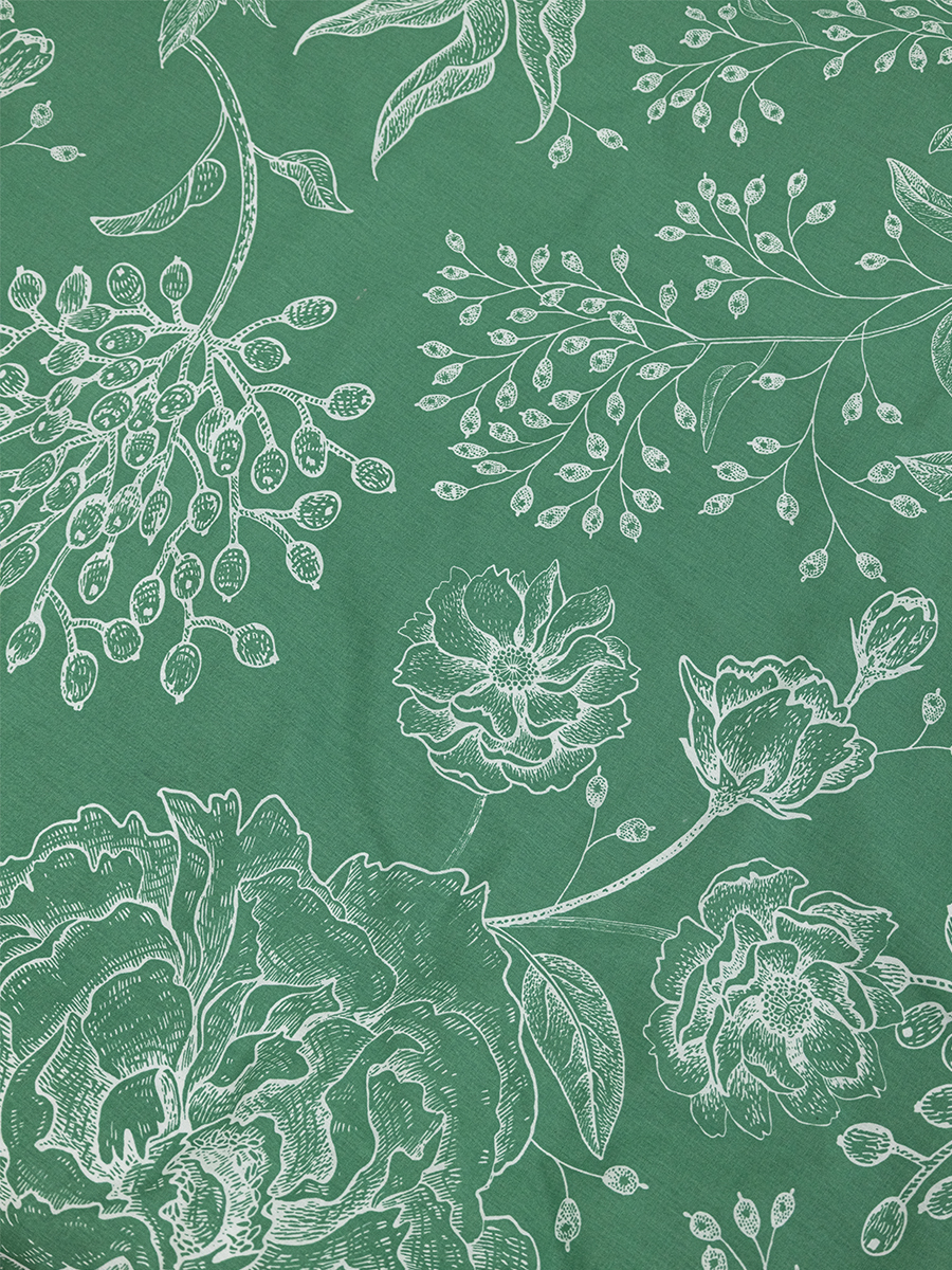 Комплект постельного белья BRAVO поплин Розалинд евро 4 предм. - фото 9