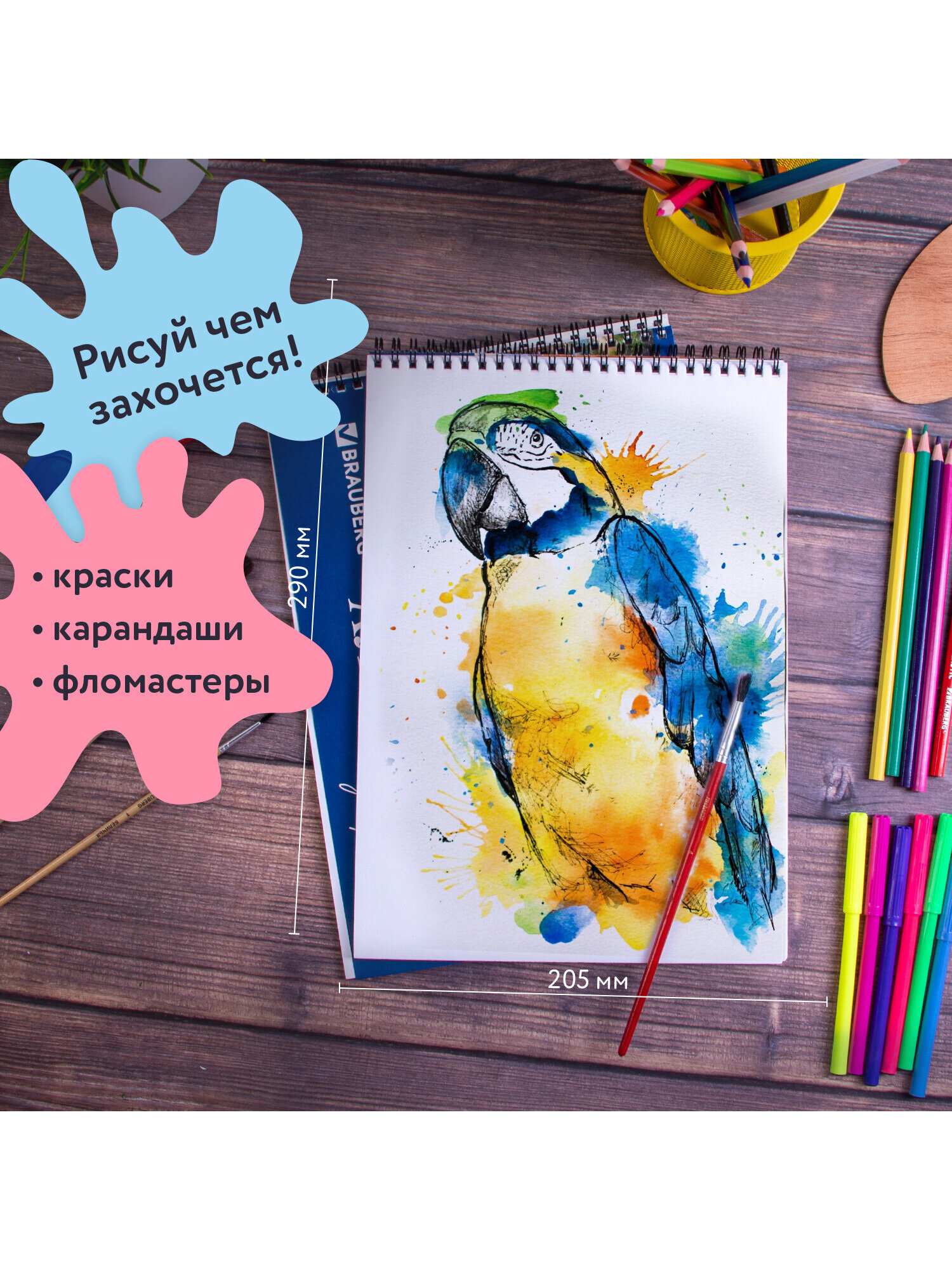 Альбом Brauberg А4 2 шт. - фото 2