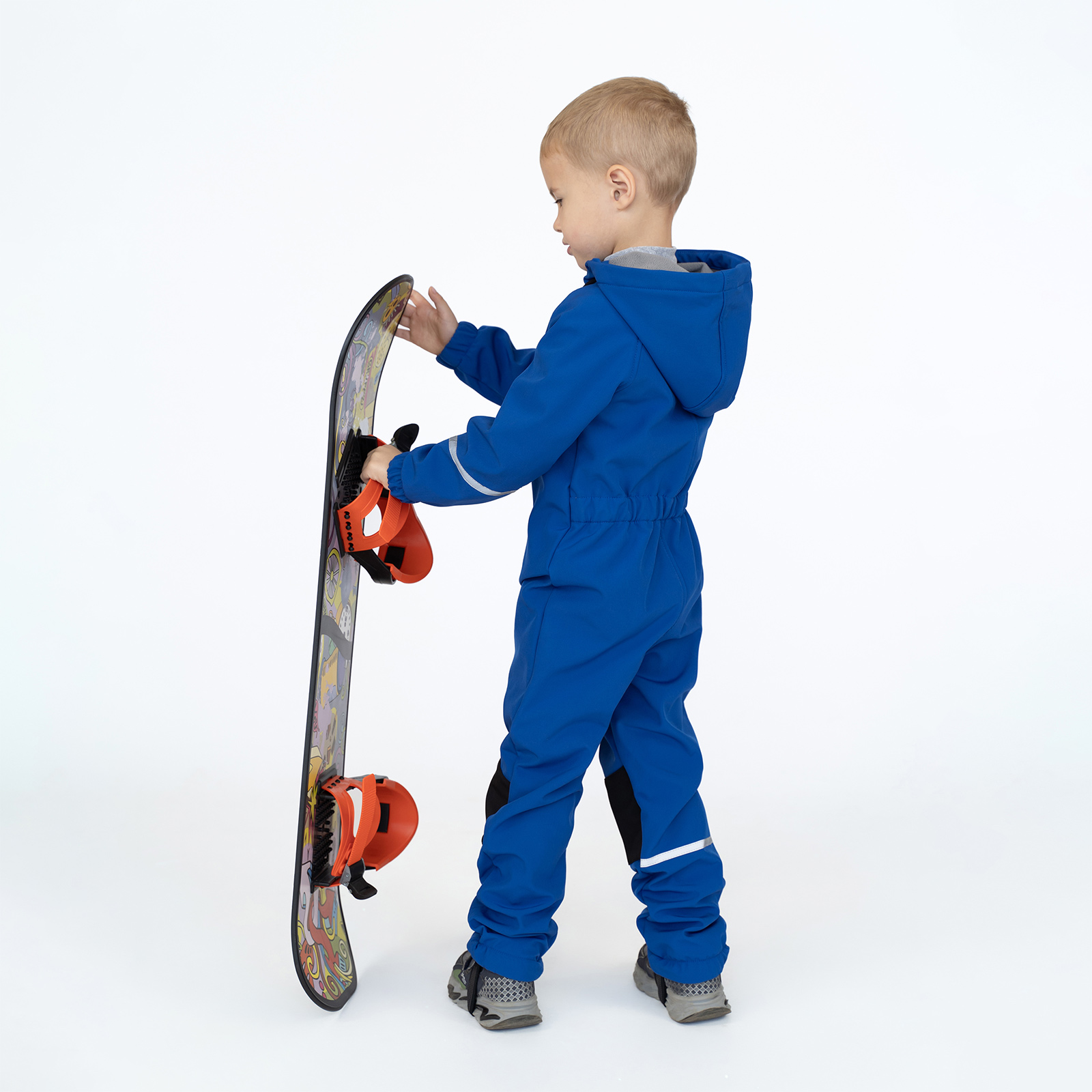 Комбинезон софтшелл Arctic kids 30-043 василек - фото 12