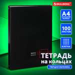 Тетрадь со сменным блоком Brauberg клетка 100 лист.