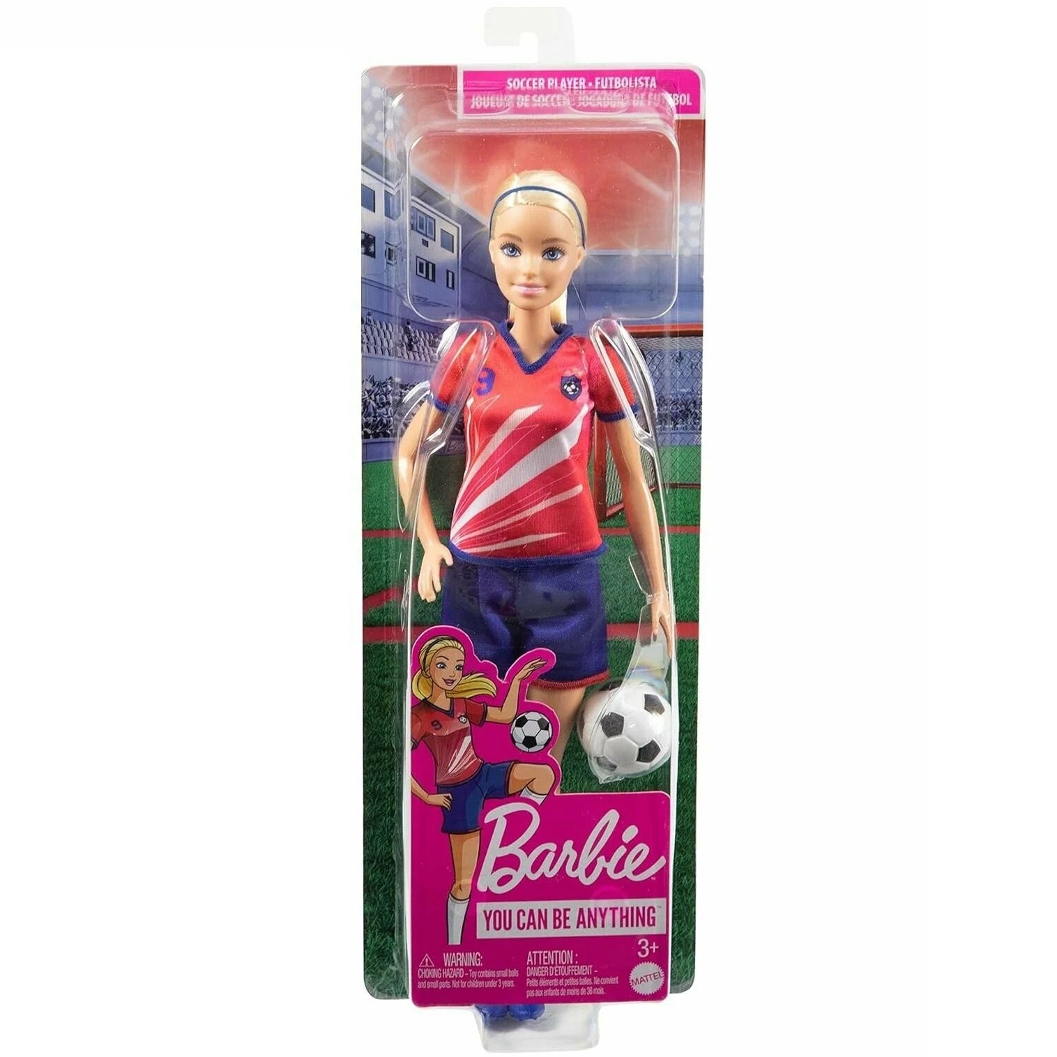 Кукла модельная Barbie Футболистка HCN17 - фото 5
