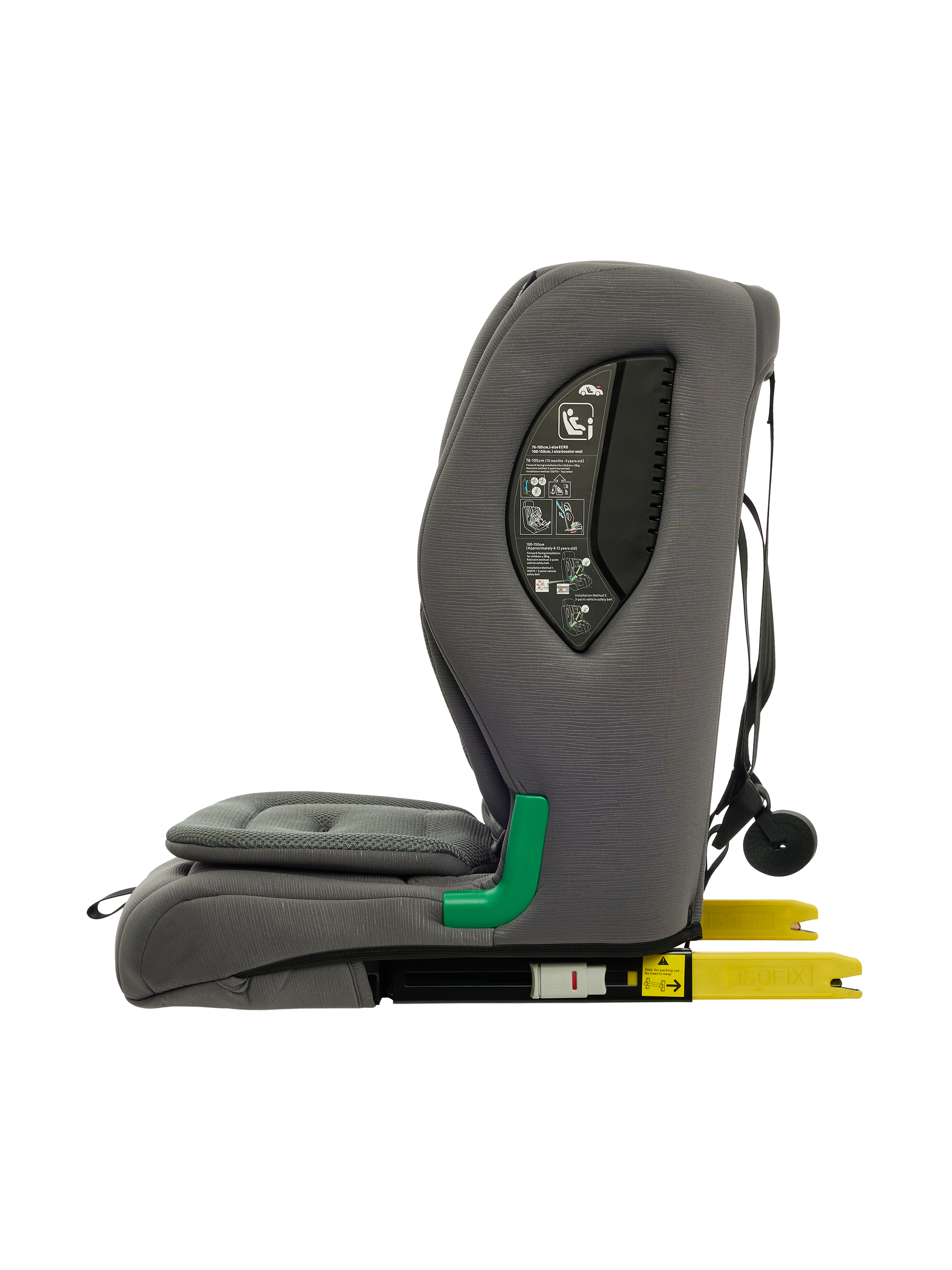 Автокресло BabyGo Flex Isofix 0+/1/2/3 (0-36 кг) серый - фото 10