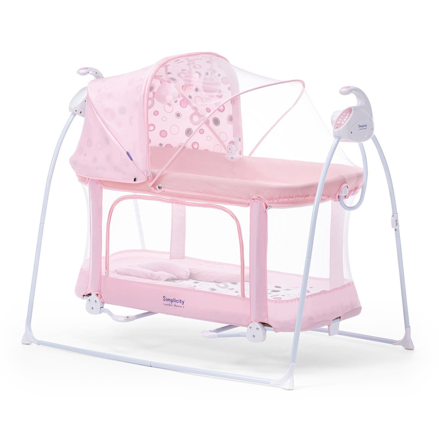 Колыбель SIMPLICITY 4030 Auto розовый - фото 12