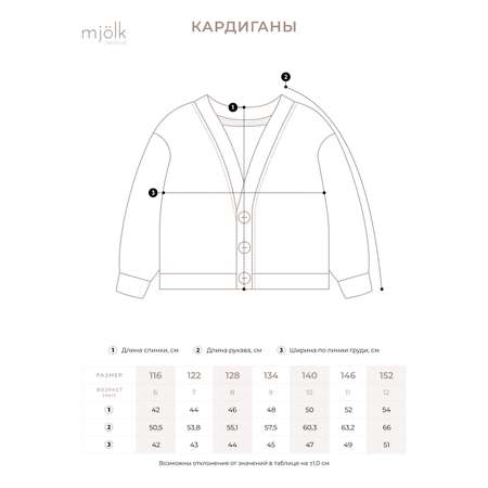 Кардиган Mjolk