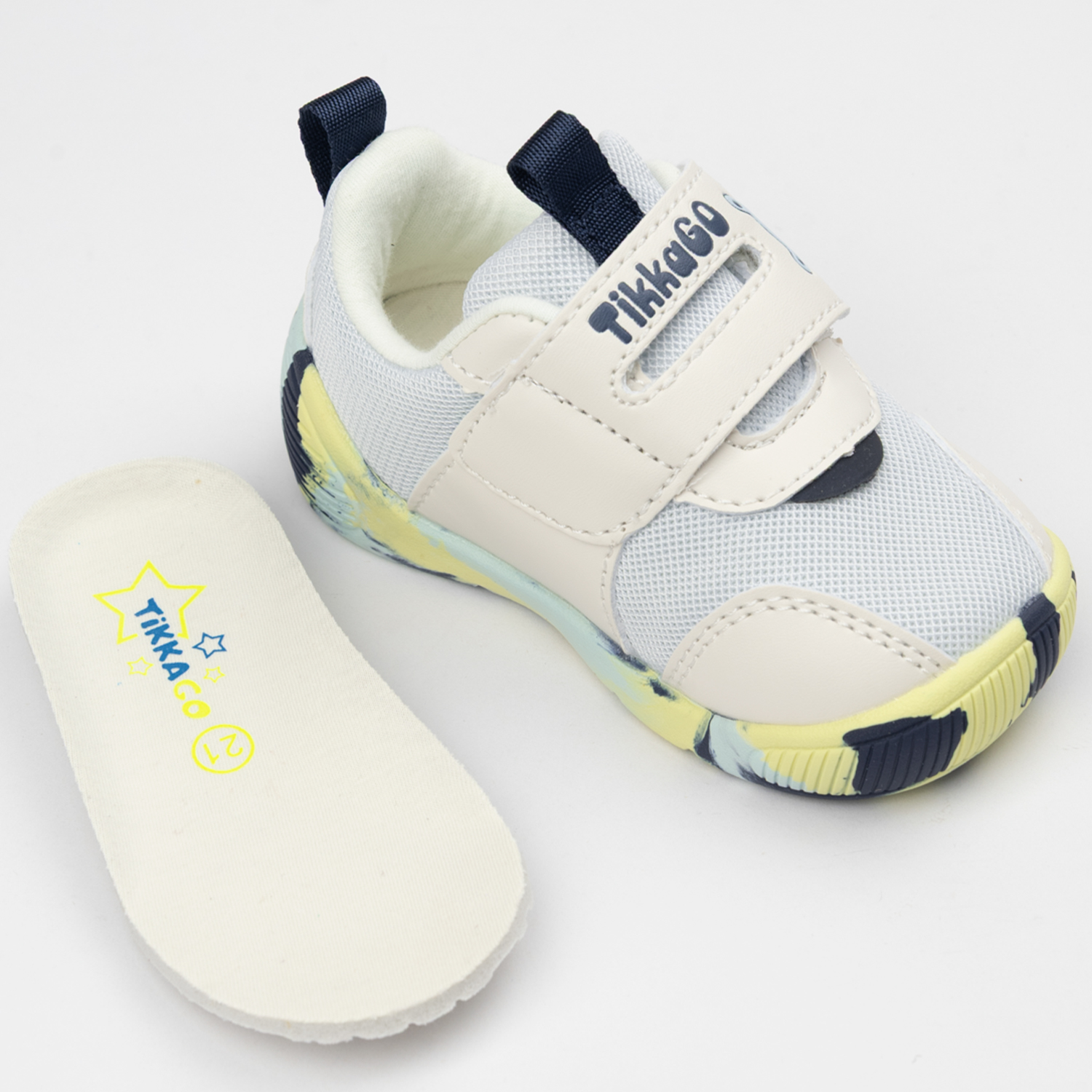 Кроссовки TikkaGo 2G11_21139_beige-blue - фото 4