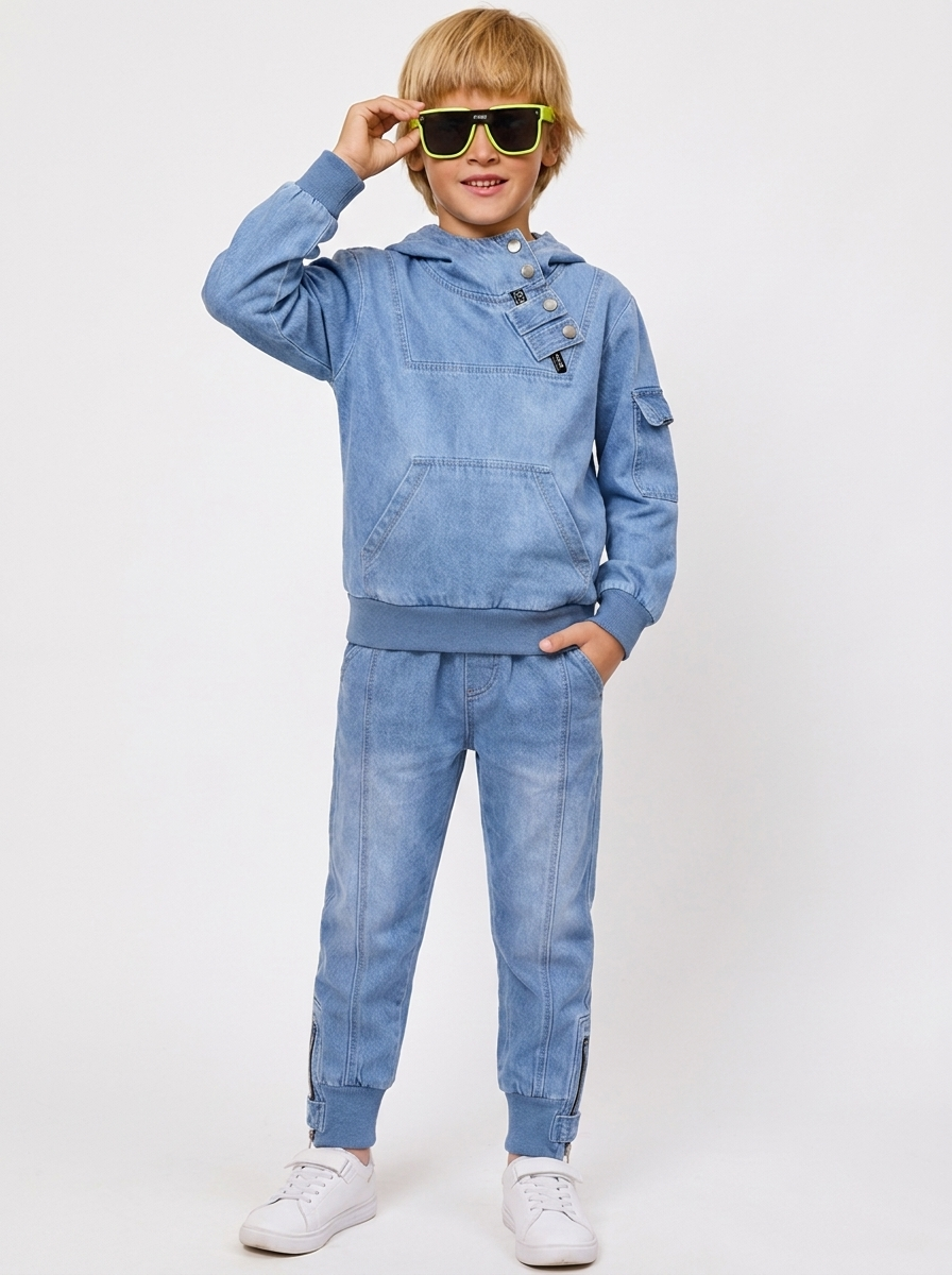 Костюм Artcher kids КостюмДжинс0001Голубой - фото 1