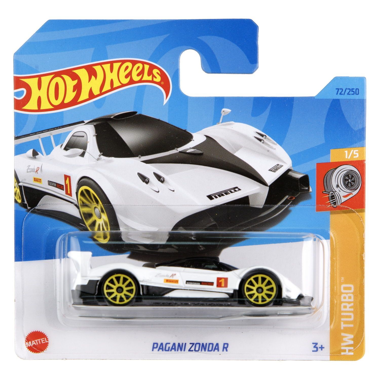 Автомобиль Hot Wheels Pagani Zonda R 1:64 62872 - фото 2