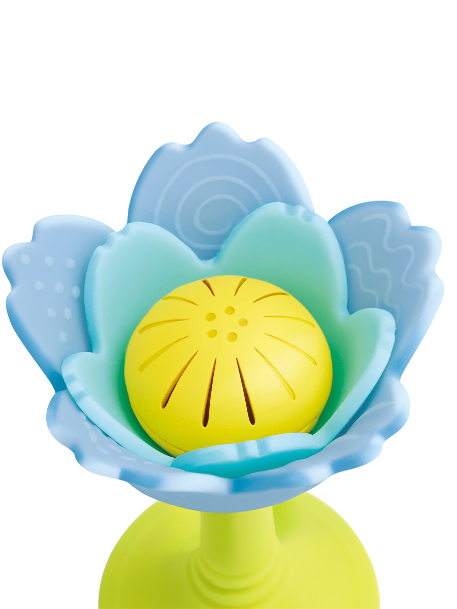 Игрушка Hape погремушка Голубой цветок - фото 7