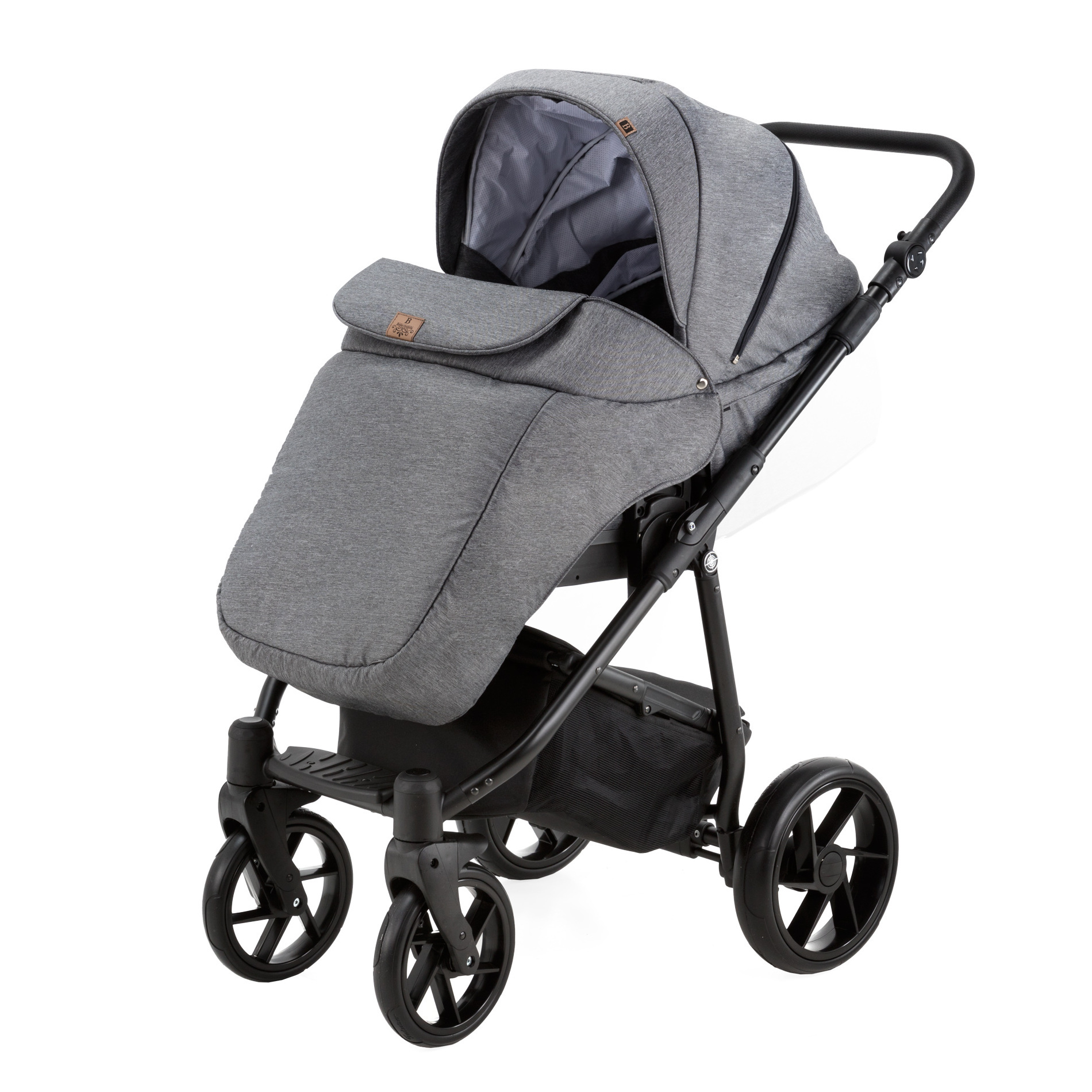 Коляска 3в1 BeBe-mobile серый - фото 2