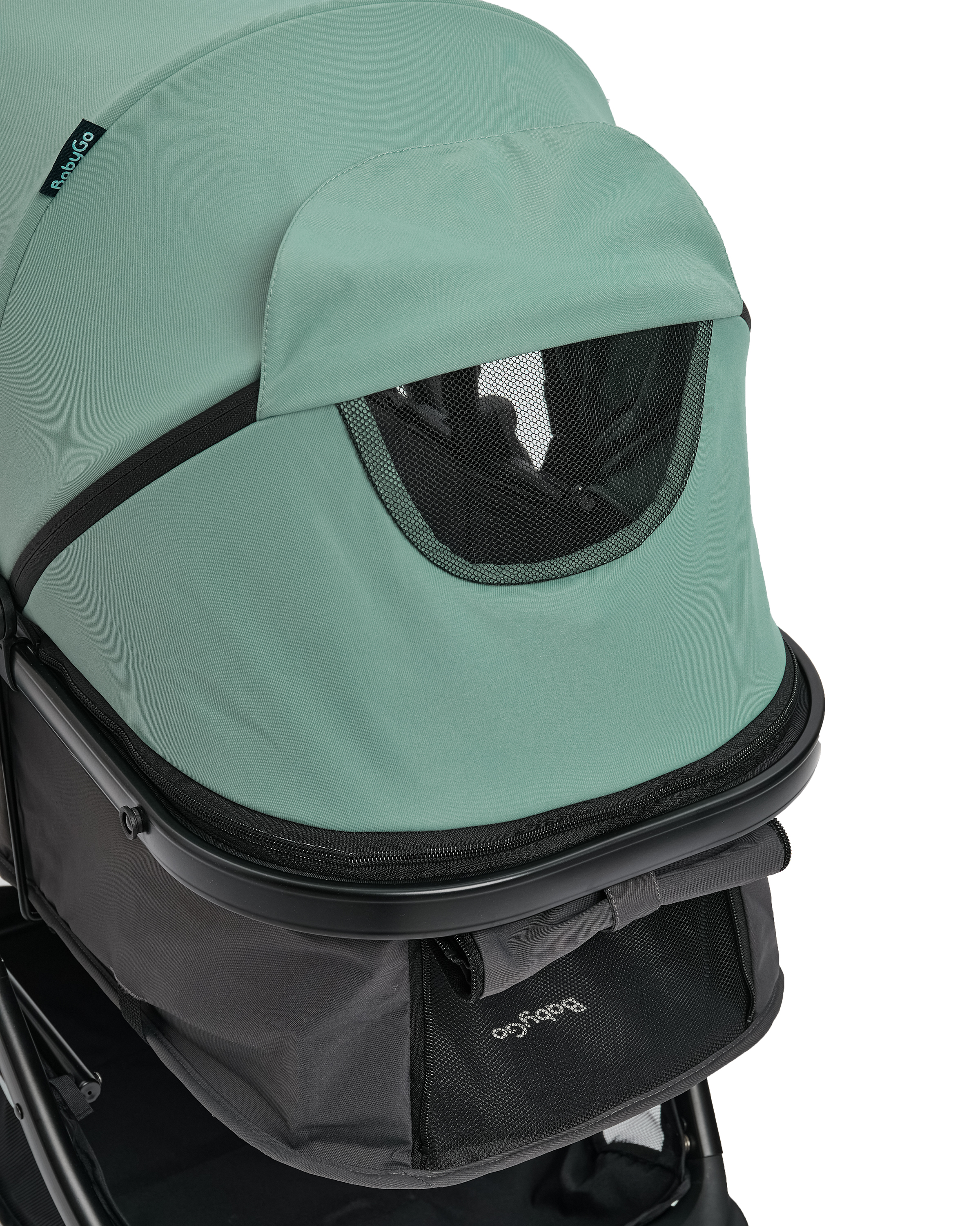 Коляска 2в1 BabyGo Sandy бирюзовый - фото 11