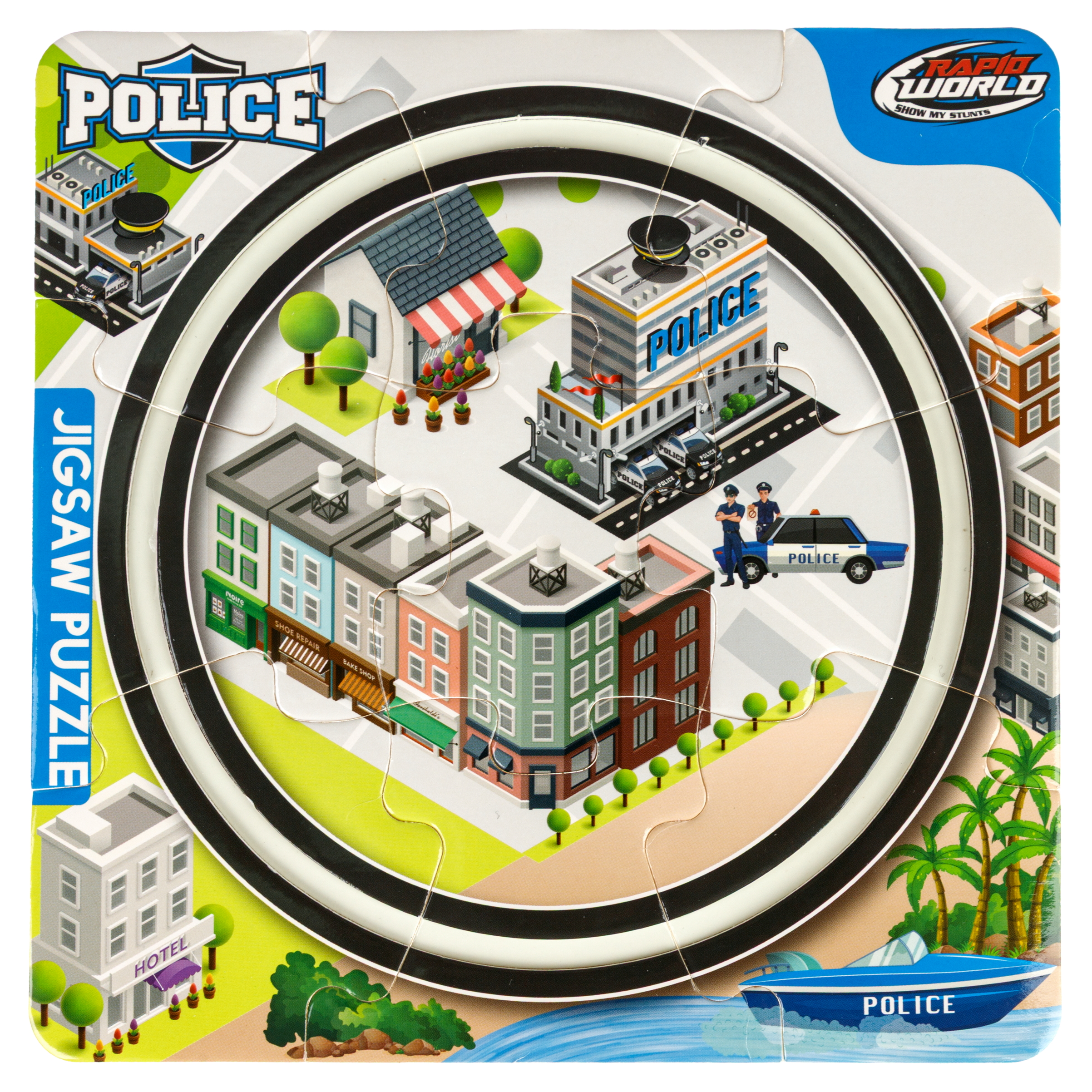 Трек 1TOY Полицейская машина Т26768-1 - фото 7