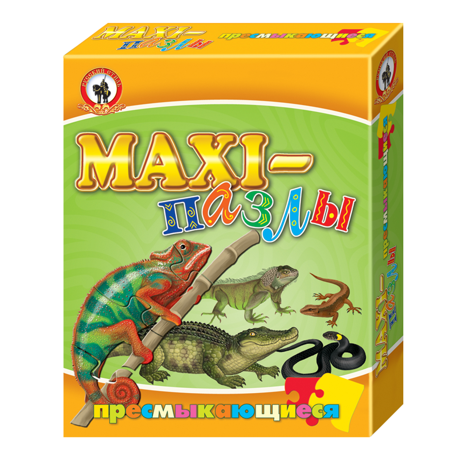 Настольная игра Русский стиль Пазлы Пресмыкающиеся - фото 1