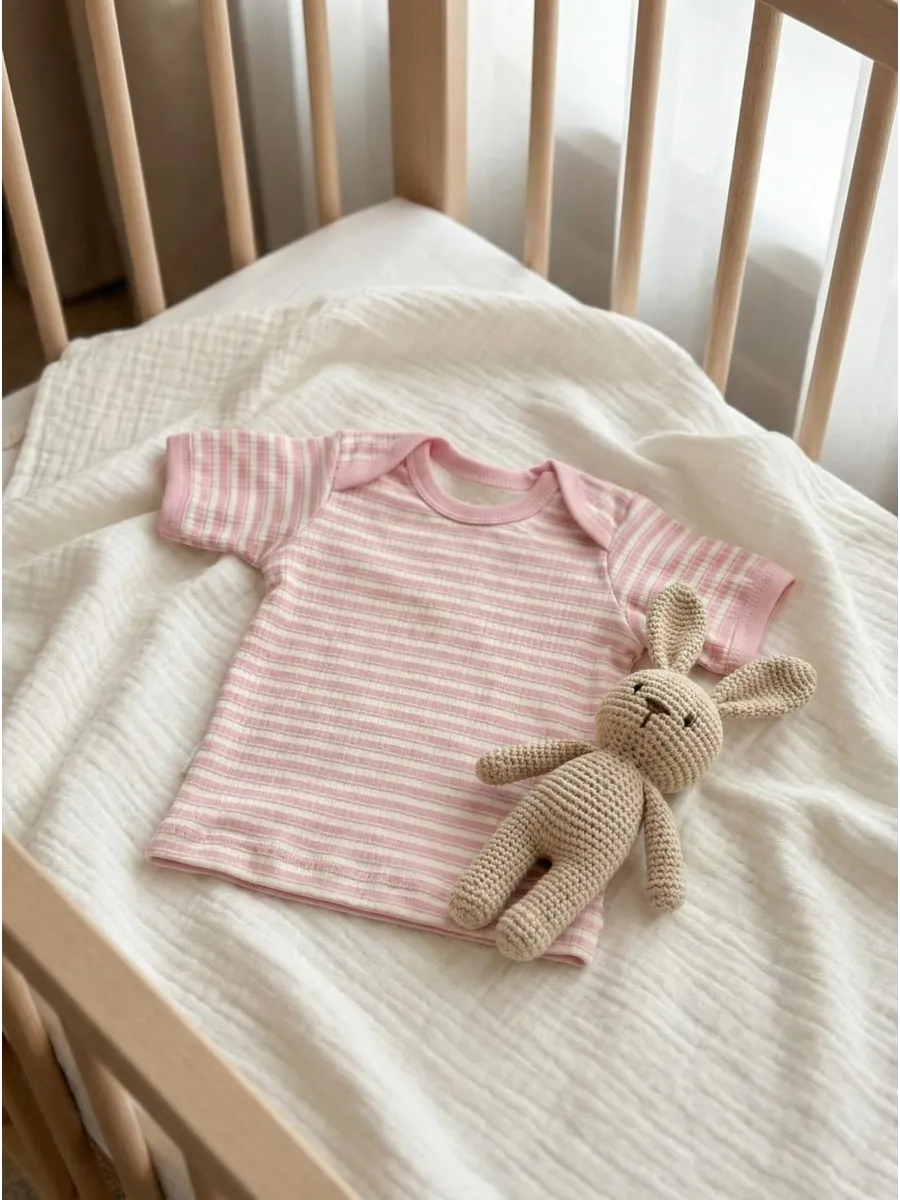 Футболки 3 шт Супер Пупс нбр/3пр/футб/розовыеягодки - фото 4